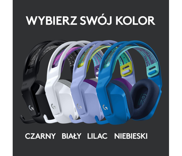 LOGITECH G733 LIGHTSPEED Wireless RGB Gaming Headset Black - 594937 - zdjęcie 12